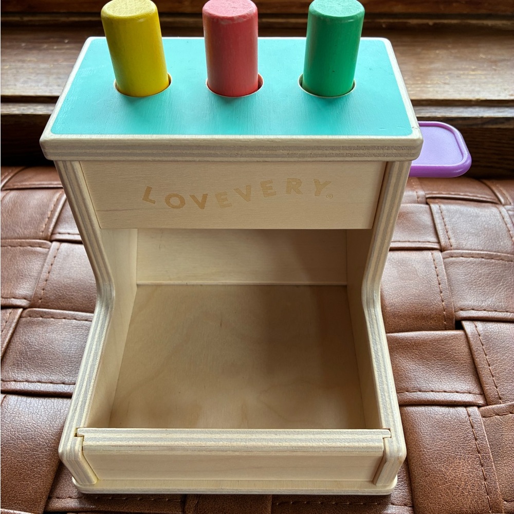 LOVEEVERY Wooden Peg Drop Toy